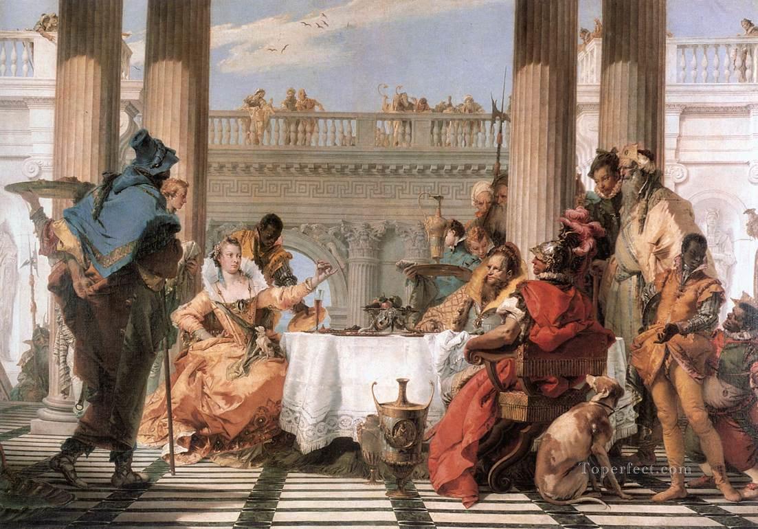 The Banquet of Cleopatra Giovanni Battista Tiepolo Oil Paintings